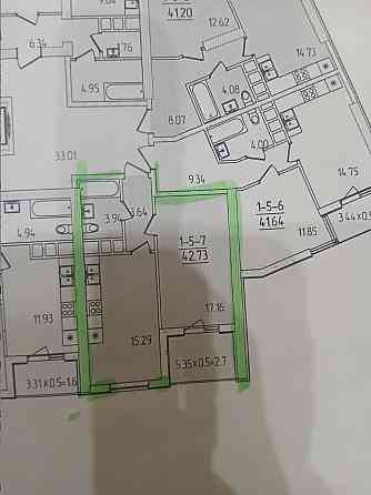 ЖК 68 Жемчужина/43 метра/5 этаж/переуступка Одеса