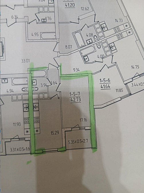 ЖК 68 Жемчужина/43 метра/5 этаж/переуступка Одеса - зображення 2
