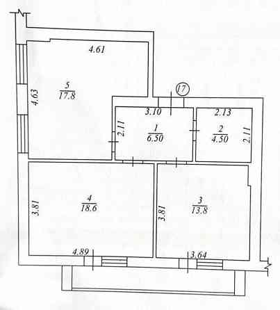 2 кім.квартира 64 м2.Розстрочка до 2 років. Гостомель