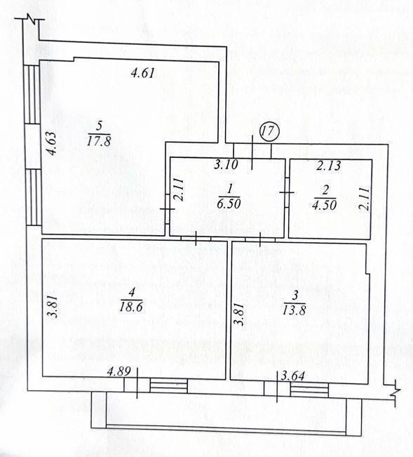 2 кім.квартира 64 м2.Розстрочка до 2 років. Гостомель - изображение 3