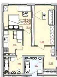 2х квартира ЖК "Острова". Сданный дом, рассрочка! Одеса