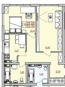 2х квартира ЖК "Острова". Сданный дом, рассрочка! Одеса - зображення 2