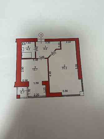 Продам 1 кімнатну квартиру в Жк Супернова Луцьк