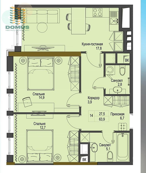 Срочно 2 комн‼️ Французский Бульвар‼️ Музкомедия ЖК Первый Французский Одеса - зображення 2