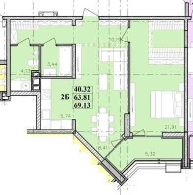 ЖК Модерн. Сданный дом, красивый вид, отличная цена! 70,3 м за 60 тыс! Одеса - зображення 2