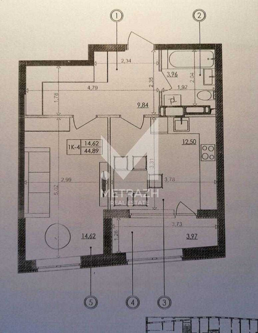 ЦІНА‼️ТЕРМІНОВО‼️ 1к квартира 45 М2 у ЖК Svitlo Park м Видубичі 10хв! Киев - изображение 2