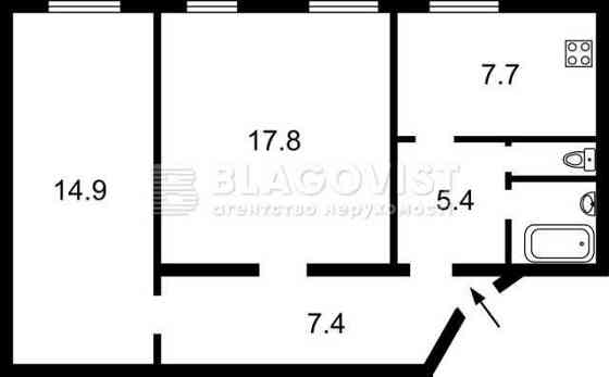 Продаж 2-х кім квартири в цетрі міста Велика Васильківська Киев