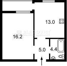 NEW_ВПО_Є-Відновлення_ЖК Кришталеві Джерела_40.5м2_вул.Метрологічна,29 Киев - изображение 4
