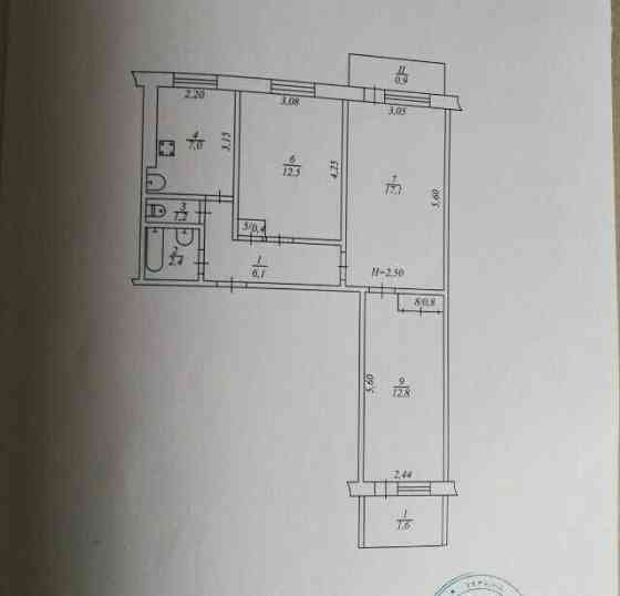 Продам 3-х комн. с АО/Газ, с мебелью и техникой Каменское (Запорожская обл.)