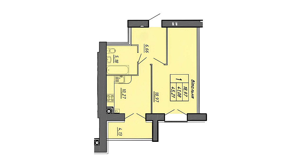 Продаж 1-кімнатної квартири в новобудові, поруч з районом Бам Тернопіль - зображення 2