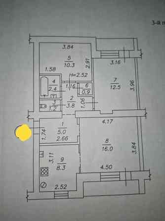 3-к на Салтовке (Кулиничи) Харьков
