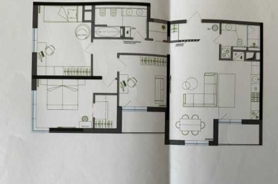 63 Жемчужина. Краснова. 3 комн. 103 м. 6 этаж Одесса - изображение 2