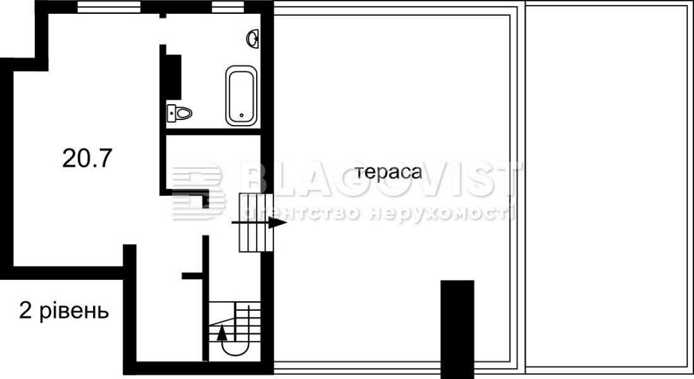 Двоповерхова квартира з терасами жк бізнес-класу "Камертон" без ремонт Kyiv - photo 6