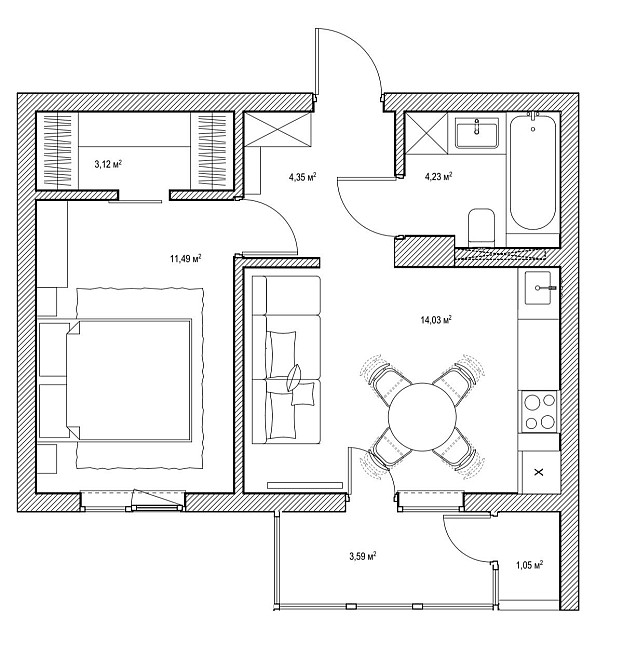 Сдам 1 кімнатну квартиру в ЖК Сирецькі Сади  без комісії Київ - зображення 8