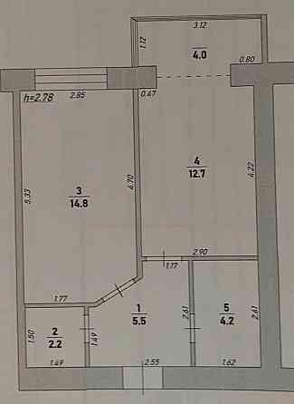 Продається здана 1-кімнатна квартира в центрі Івано-Франківськ