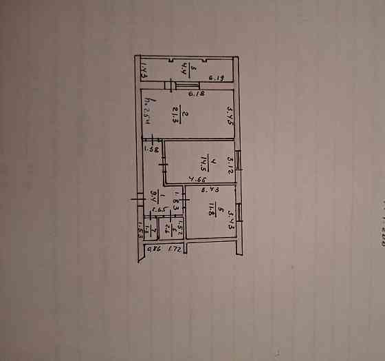 долгосрочная аренда -2х комнатной квартиры Газ /Агв-новый кирпичый дом Одеса