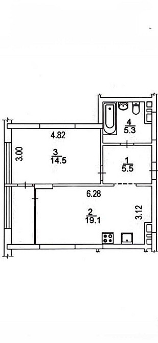 Продаж 1  квартири 48 кв.м ЖК Варшавський 3 вул. Олеся,17 Киев - изображение 2