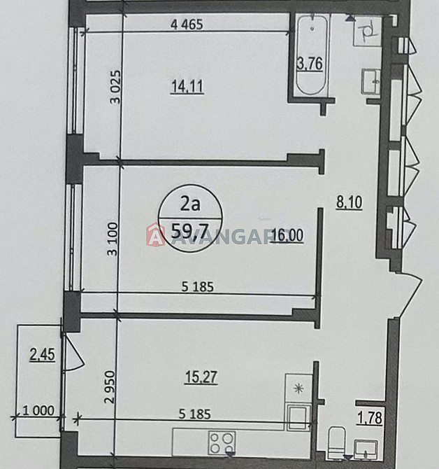 Продаж 2 кім 59 м2 ЖК Грінвуд 3. Брюховичи - изображение 8