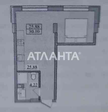 В продаже квартира-студия в ЖК «Platinum Residence» на 10 ст.Б.Фонтана Одеса