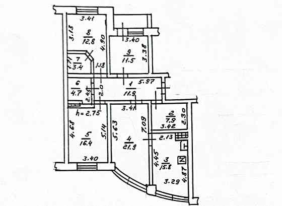 ЖК Звездный городок, ул. Армейская 3-спальни + кухня-гостиная 38 м Одеса