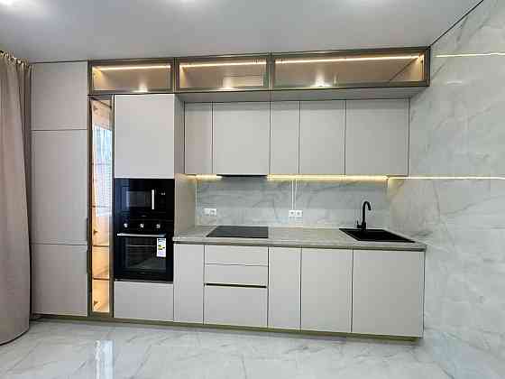 Евродвушка с ремонтом, мебелью и техникой в ЖК 53 жемчужина. Вид моря Лиманка