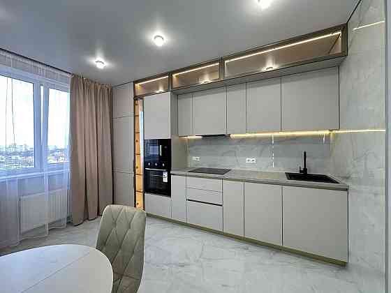 Евродвушка с ремонтом, мебелью и техникой в ЖК 53 жемчужина. Вид моря Лиманка