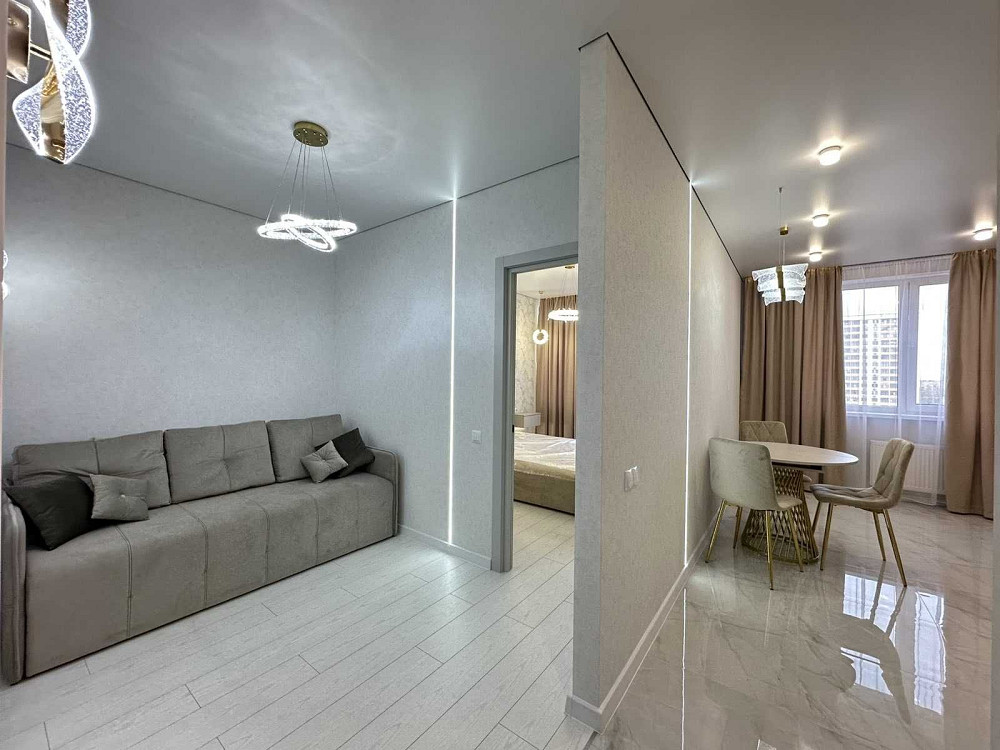 Евродвушка с ремонтом, мебелью и техникой в ЖК 53 жемчужина. Вид моря Лиманка - изображение 6