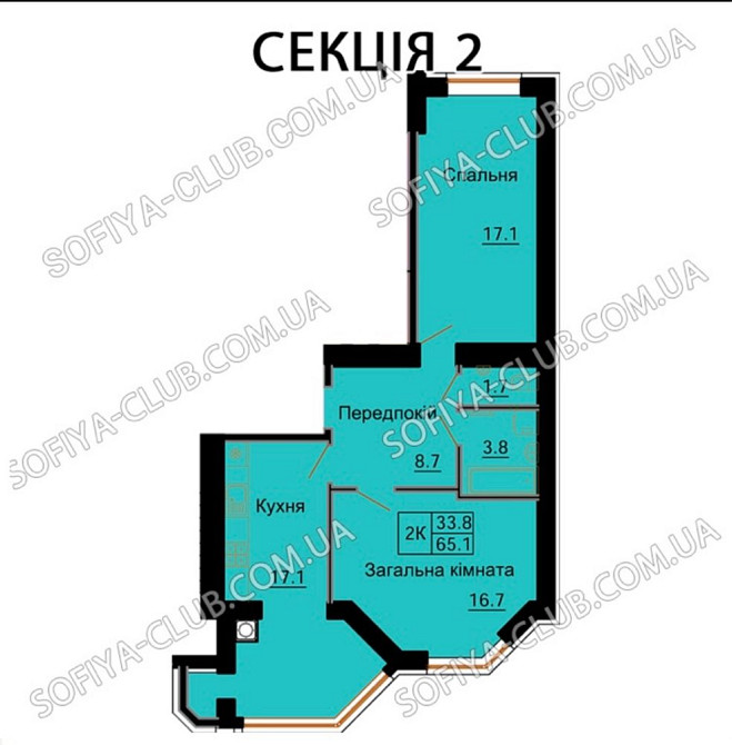 Продаж ‼️ 2к  ЖК Софія Клубний РОЗТЕРМІНУВАННЯ Софіївська Борщагівка - зображення 1