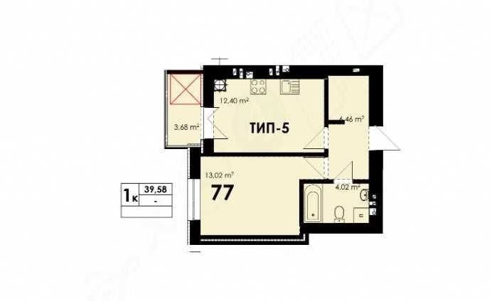 Купуйте квартиру з першим внеском від 30%. 1но кімн. 39 кв.м Софіївська Борщагівка - зображення 4