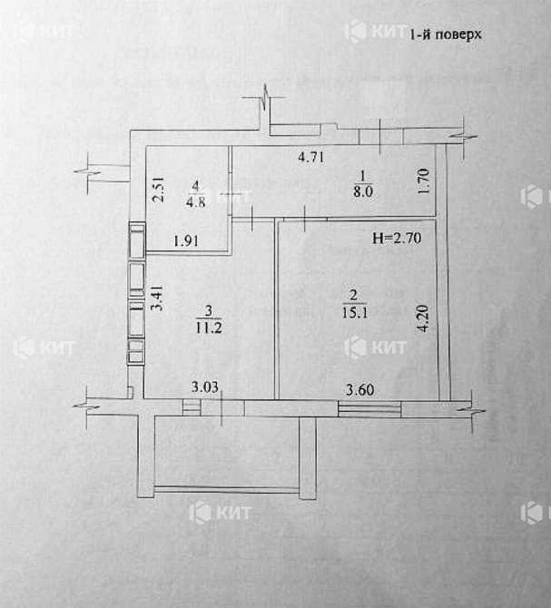1к.42м2 ЖК Казка (ЖК Сказка, м.Холодная Гора, Полтавский шлях) 119111 Харьков - изображение 8