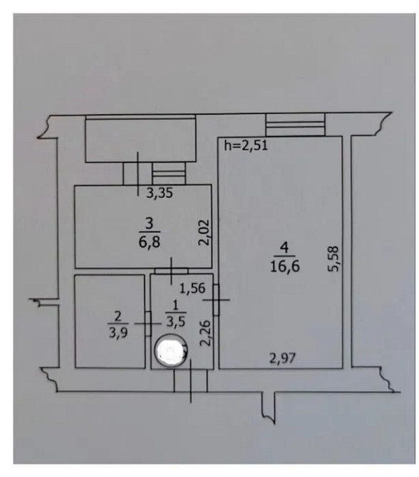 1 кімн квартира в центрі Борисполя , Головатого 20. Є газ. Boryspil - photo 3