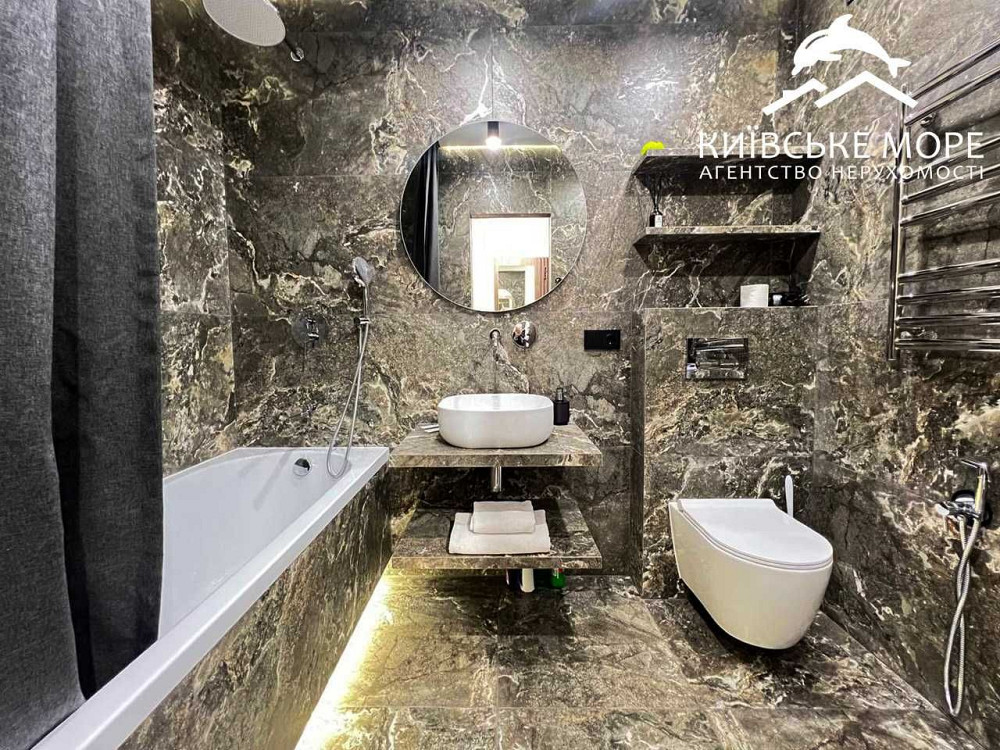 Без %, 1к квартира, 51 м2, ЖК Новий Автограф, Мстиславича 22 Київ - зображення 8