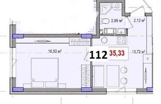 ‼️Акція‼️ Квартира 35м2 від Забудовника. Розстрочка. Без % Киев