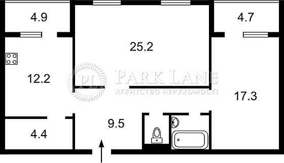 Продам квартиру Гмирі Бориса 3 Бажана Гришка Григоренко Осокорки Киев