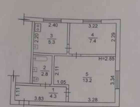 Продаж 2к квартири під ремонт вул Морозова Харків