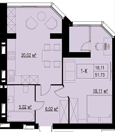 Продаж 1к квартири в ЖК AGATBUD Хмельницький