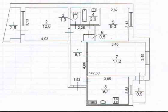 3 комн кв‼️ Гвоздичный пер / ул. Тенистая/ 6 ст. Фонтана Одеса