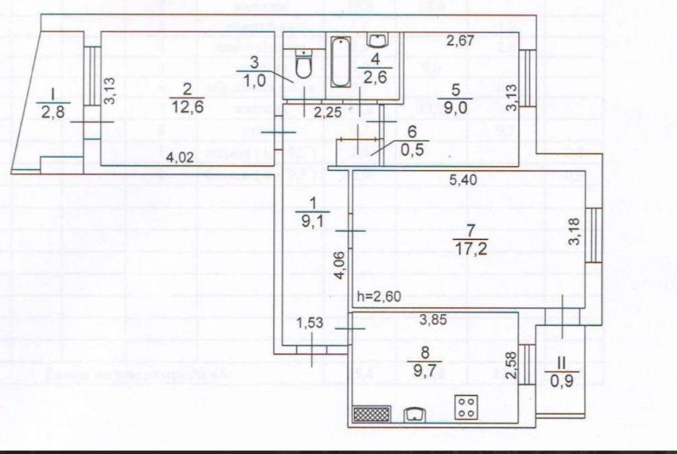 3 комн кв‼️ Гвоздичный пер / ул. Тенистая/ 6 ст. Фонтана Одеса - зображення 3