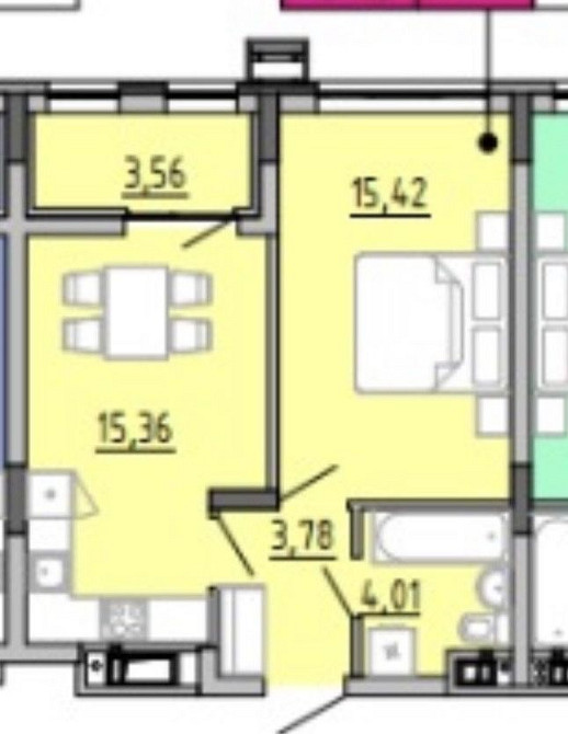 Продаж 1-кімнатної квартири в ЖК «Вежа»/вул.Б.Хмельницького Lviv - photo 3