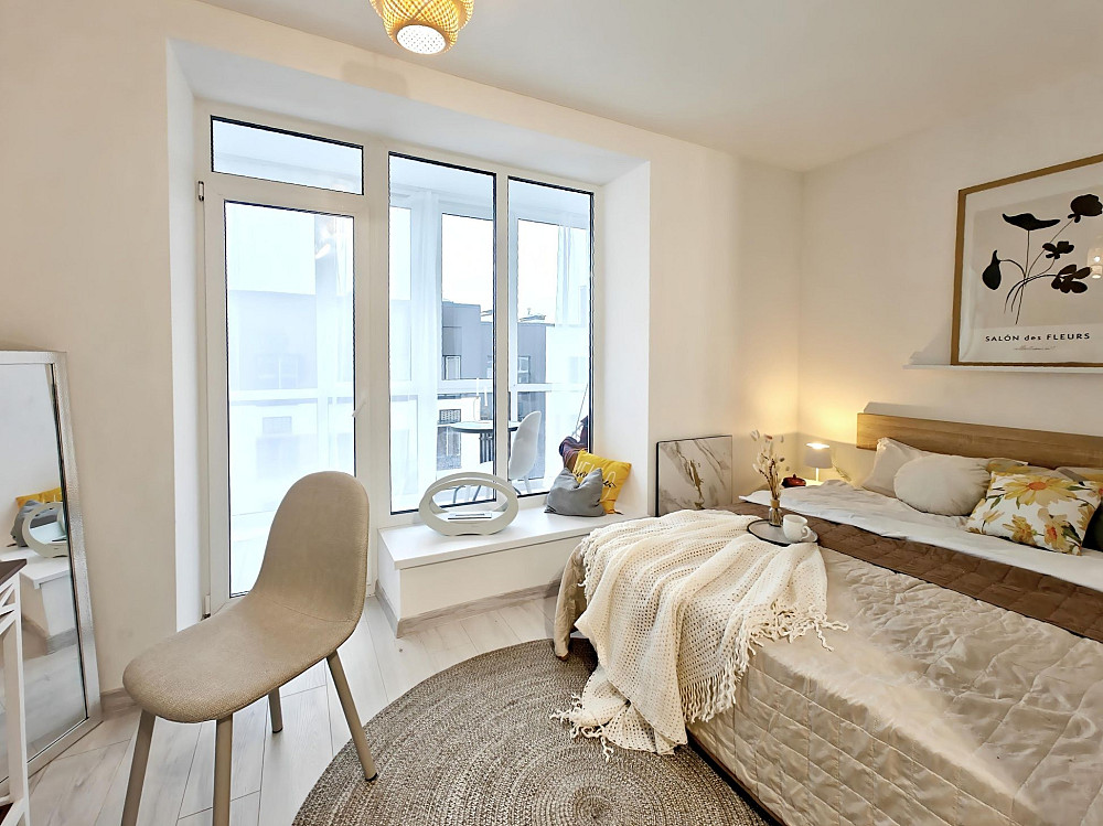 Однокімнатна квартира з ремонтом меблі/техніка, 1К ЖК Молодість ЄОселя Ирпень - изображение 2