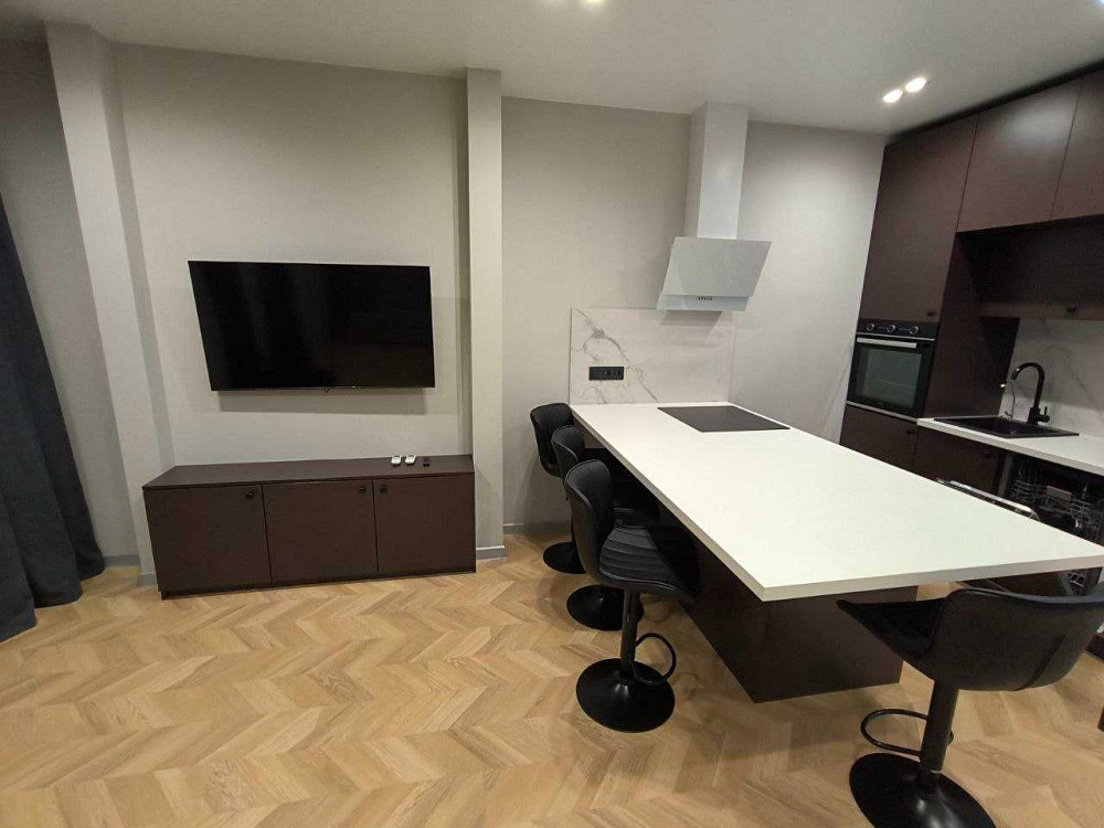 Оренда квартира студія ЖК Манхеттен сучасний ремонт центр Киев - изображение 8