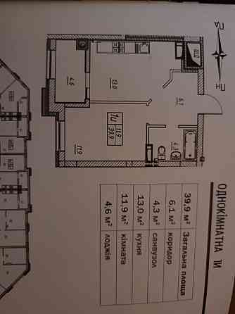 Продаж 1-кім.квартири в новобудові. Центр Bila Tserkva