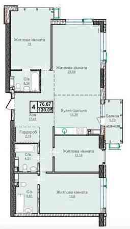 Продаж 3к квартири 128 м без ремонту ЖК Новопечерські Липки Верхогляда Киев