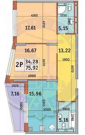 Видовая квартира / Итальянский квартал / 2-х комнатная / Газ Киев