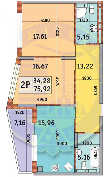 Видовая квартира / Итальянский квартал / 2-х комнатная / Газ Киев - изображение 4