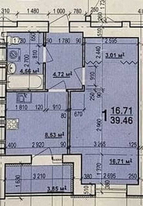 20000 ЖК Мира ДОМ СДАН Продам 1 комнатную квартиру 3 этаж S-40 кв.м AS Харьков - изображение 2