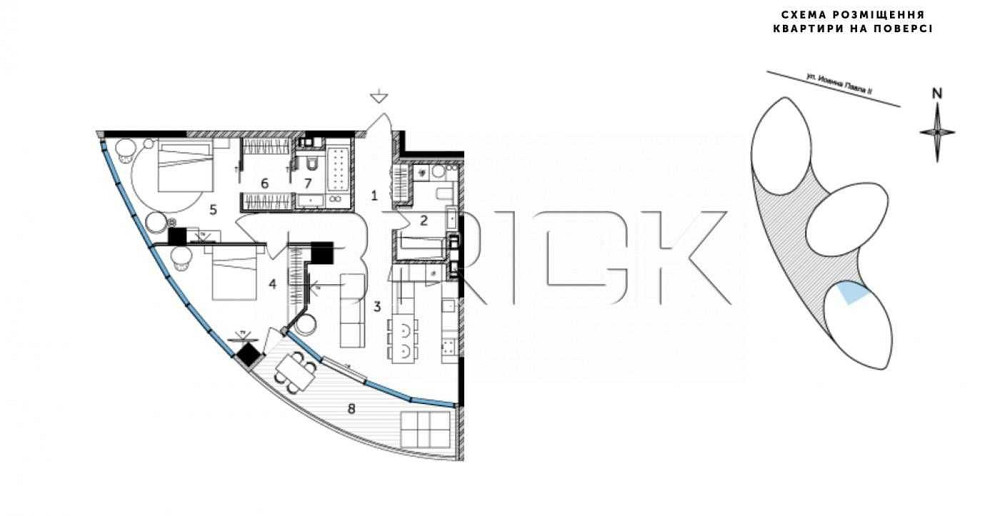 ТОП‼️Taryan Towers‼️метро Печерська‼️Палац Україна‼️Іоанна Павла II 12 Киев - изображение 2