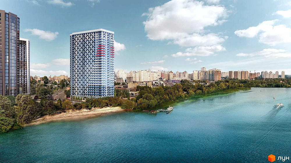 Дніпровська набережна 17 К ЖК "БЕРЕГ ДНІПРА" Продам 1к квартиру Киев - изображение 4
