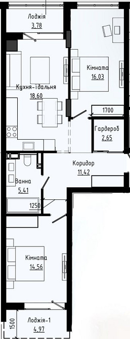 Двокім. квартира, 75 м! у новобудові, Veles mall (Каскад -Позитрон) Івано-Франківськ - зображення 1