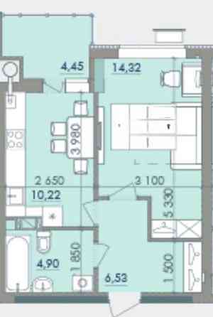 Продаж 1к, ЖК Пелюстковий Полтава
